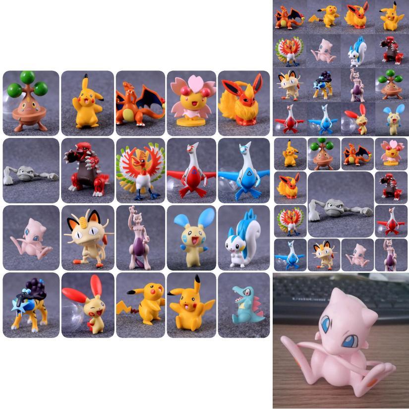 Pokmon Action Figures Pvc Collectibles Detailed 5-8cm Featuring Popular Characters