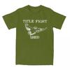Title Fight Shed Owl для Чоловіків Жінок Футболки Квітковий Зелений Мерч Чудова Футболка Футболки Бавовна Новинка Одяг