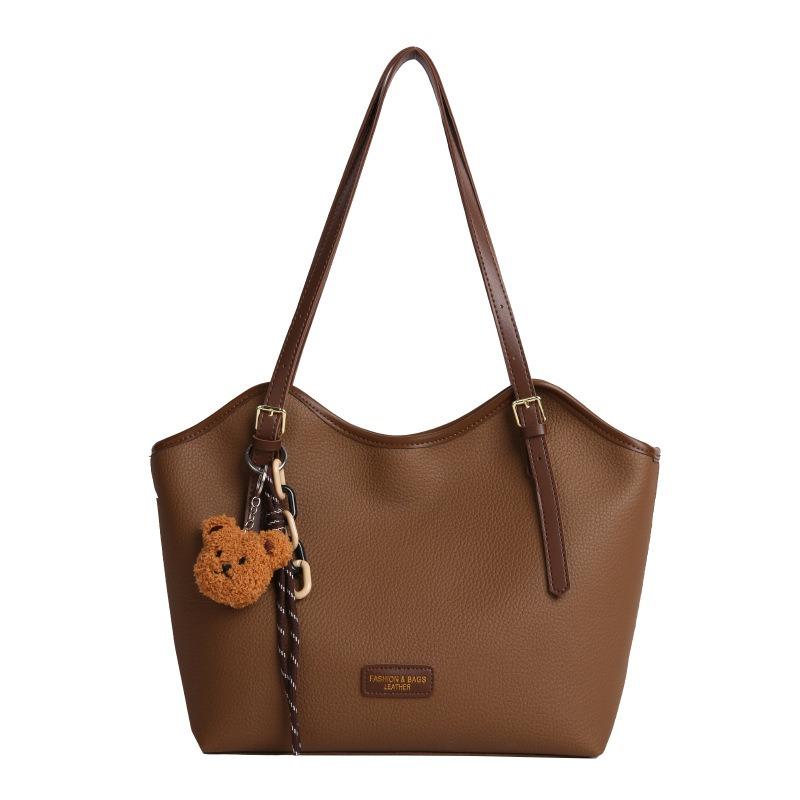 Casual large-capacity tote bag women's new retro versatile shoulder bag niche commuter underarm bag