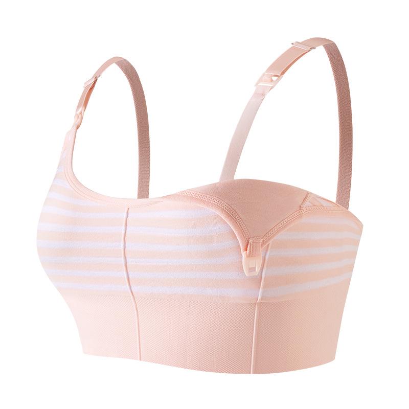 

Бесшовный европейско-американский бюстгальтер для кормления: Бесшовный, в полоску, колор-блок, двухслойный, без вкладышей, идеально подходит для послеродовой поддержки XL