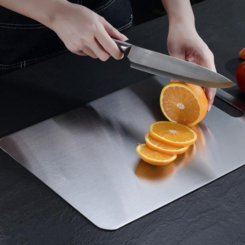 2mm Titanium Snijplank Antislip Dubbelzijdig Voedselveilig Snijplank Veilige Hakmat Voor Groenten Vlees Fruit