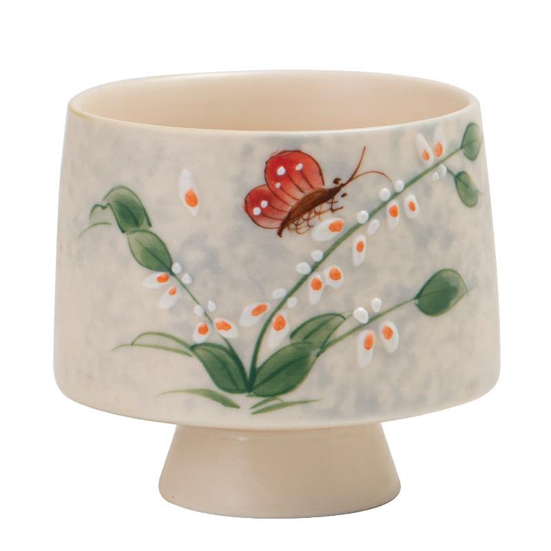 Yishengtang Hand Painted Orchid Incense Holder Small Creative Home Decor Chinese Style