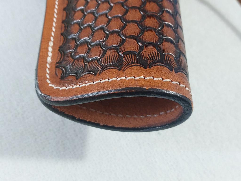 Western Leather Cross Draw Holster – Handmade Full Grain Cowboy Revolver Holder – Fits 4" To 6.5" Barrel
