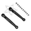 MEIJUN Mountain Bike Crankset 170 mm 130 BCD MTB Crankset Left Right Crank Arms SetSilver