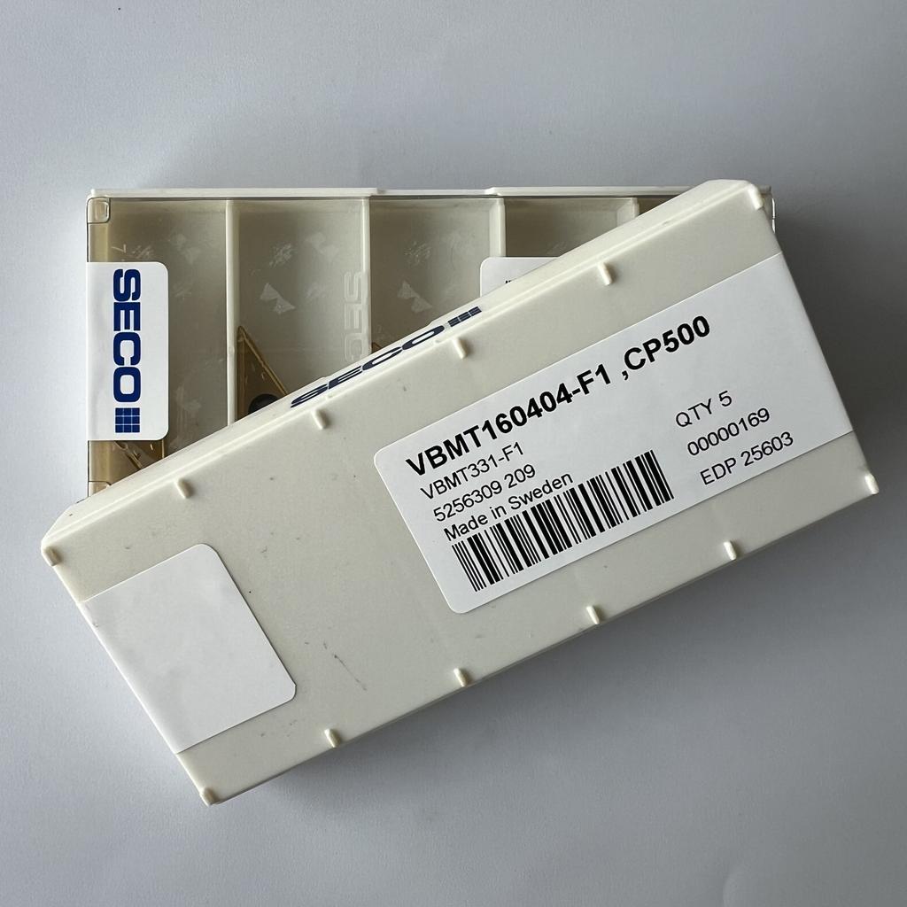 SECO / VBMT160404-F1,CP500 / Original genuine CNC alloy blade 10 Pcs