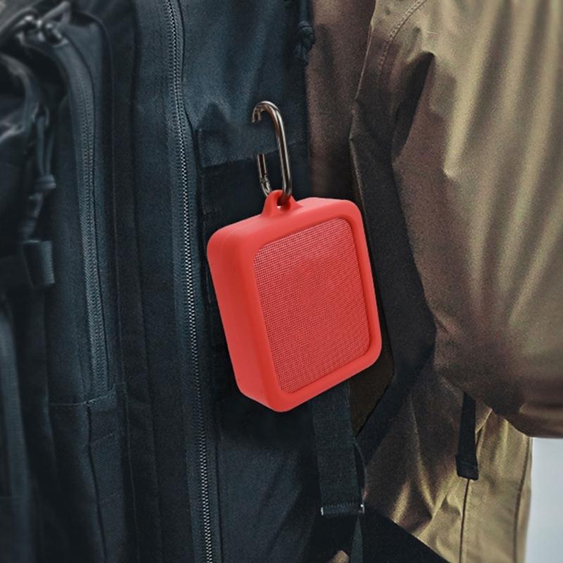 Silicone Music Box Cover Case Waterproof Speaker Protective Sleeve for GO ESSENTIAL Shockproof Anti Drop Accessories