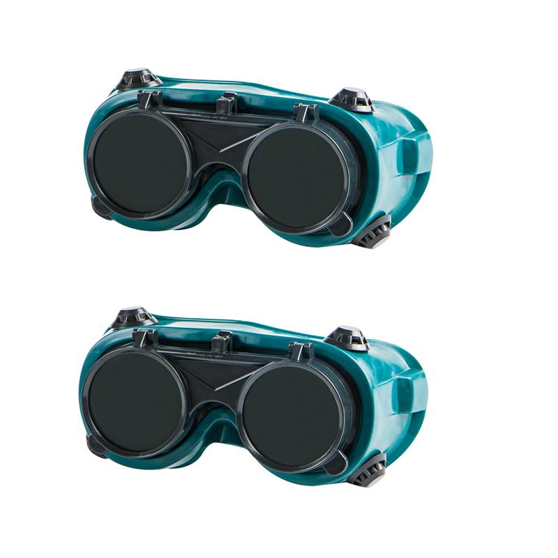 2 Stück Staubschutzbrille Schutzzubehör Herren Damen Augenschutz Sicherheitsbrille Offroad Radfahren Sicherheit Staubdichte Brille