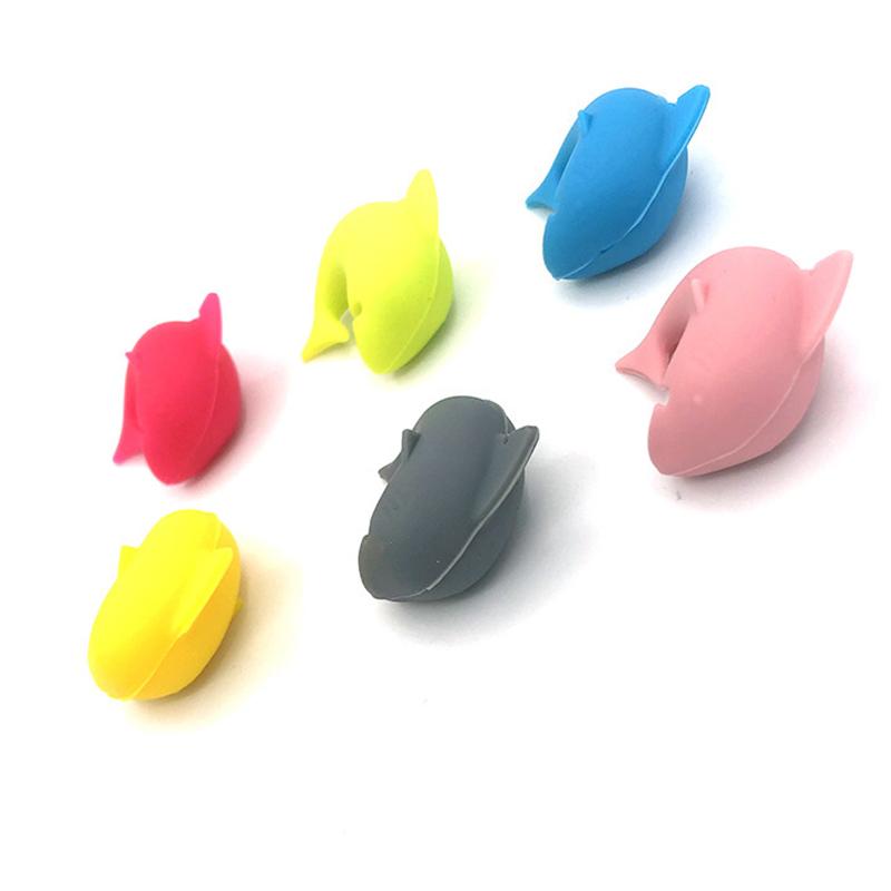 Creative Silicone Shark Cup Recognizer Cute Shark Animal Wine Glass Marker