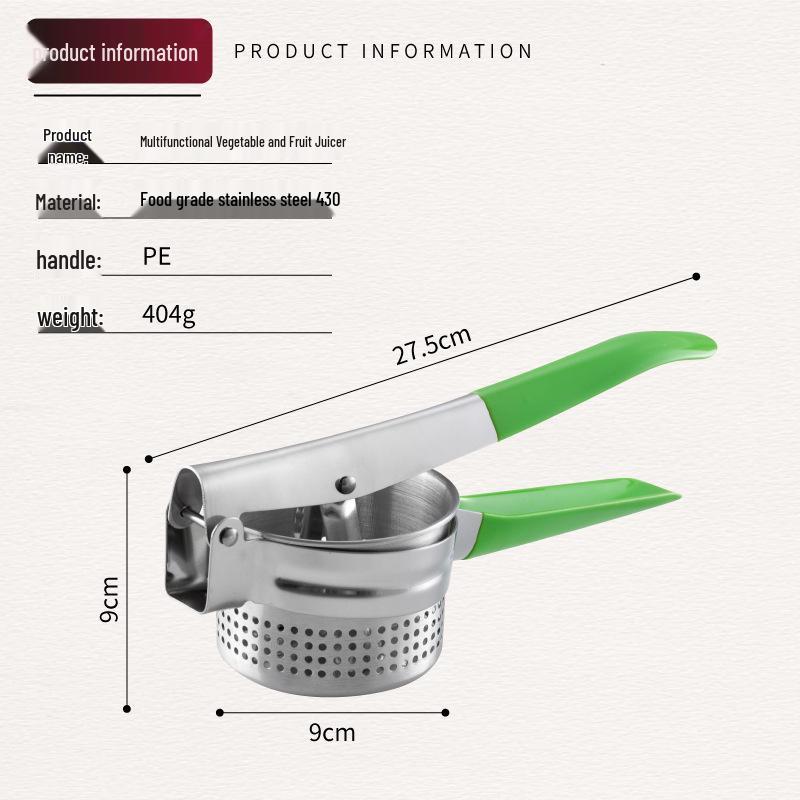 Schiacciapatate e Zucca in Acciaio Inossidabile Spremiagrumi Gadget