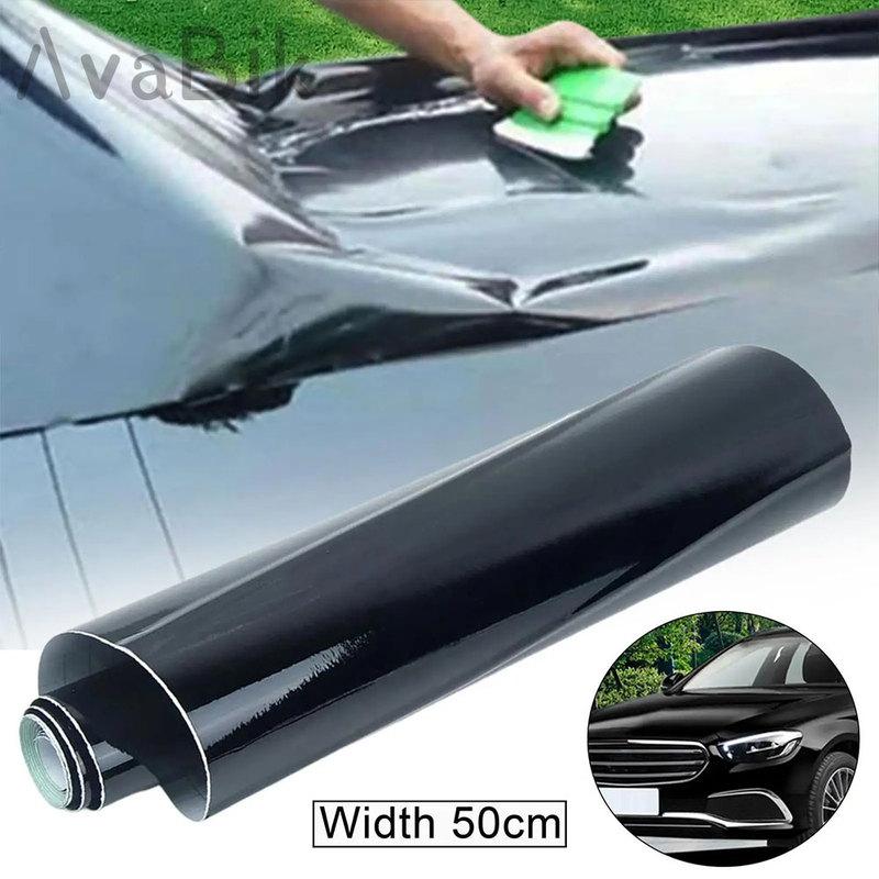 Glossy Black  30cm/60x152cm Ultra PET Piano Black Vinyl Wrap Film Self Adhesive Car Body Wrap Motorcycle Stickers Bubble Free