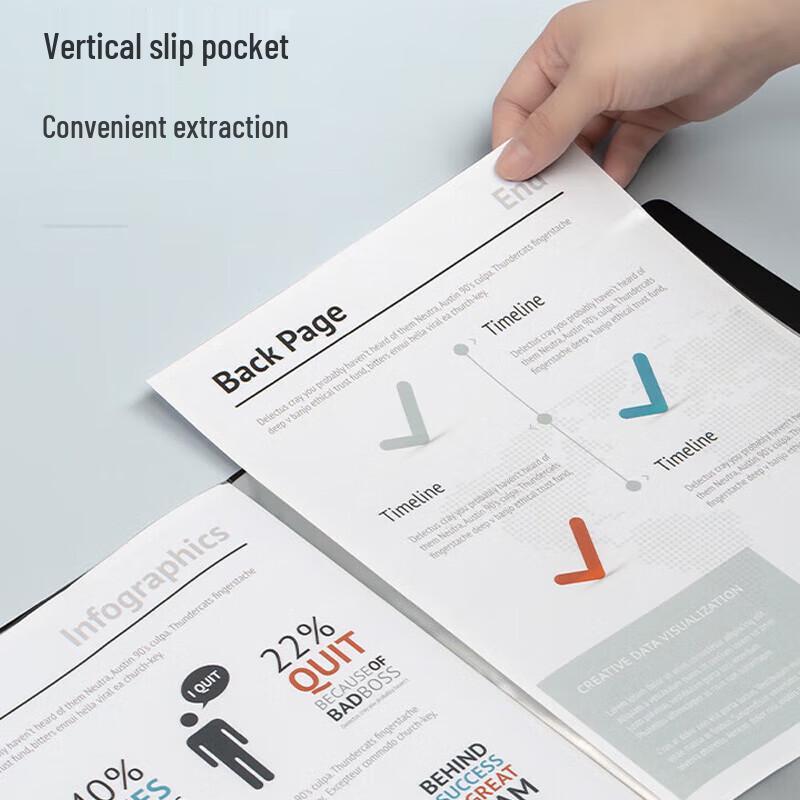 RAY A6113 Organizer na dokumenty A4 40-stronicowy