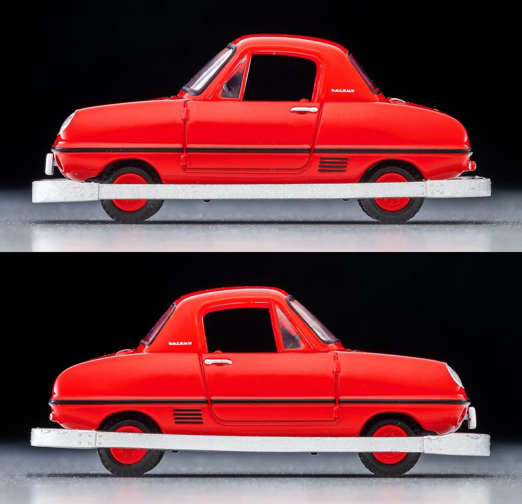 TOMYTEC Kodomo no Kuni x TLV Datsun Baby Restored with Assembled Model 336624 (Tomytec) Car, Red, Figure,