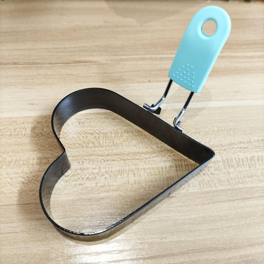 Forma ze stali nierdzewnej do smażenia jajek o nieregularnym kształcie - Narzędzie kuchenne do okrągłych smażonych jajek