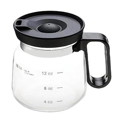 16oz Glass Coffee Mugs With Leak Proof Cover And Comfort Handle For Home Office Use Durable Efficient Cup