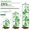 Tomato Stakes 12 Pack Cage, Garden Plant Support, Up To 48inch Trellis Support for Potted Plants, Cages Climbing Vegetables Plants Flowers Frame