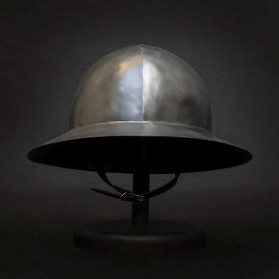 Medieval Kettle Hat Helmet: 14th Century Chapel De Fer, LARP SCA Armor
