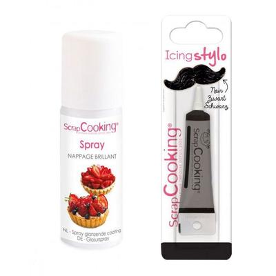 Gloss Spray for Topping 75 Ml + Black Icing Pen