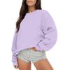 Women's Casual Fashion Round Neck Long Sleeve Sweatshirt