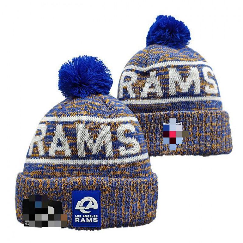 NFL Team Style Knit Beanie Winter Warm Embroidered Fleece Lined Hat Men Women