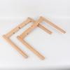 Sgabello da Bar e Gambe per Sedia in Legno di Faggio - Accessori per Mobili in Legno Massello per Fioriere