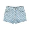 New MLB Denim Shorts Women's Light Blue 3FDPM0123-50BLL