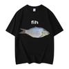 Fih Fish Funny Meme T Shirts High Quality Fashion Short Sleeve T-shirts Men's Women Clothing Oversized Cotton T-shirt Streetw...