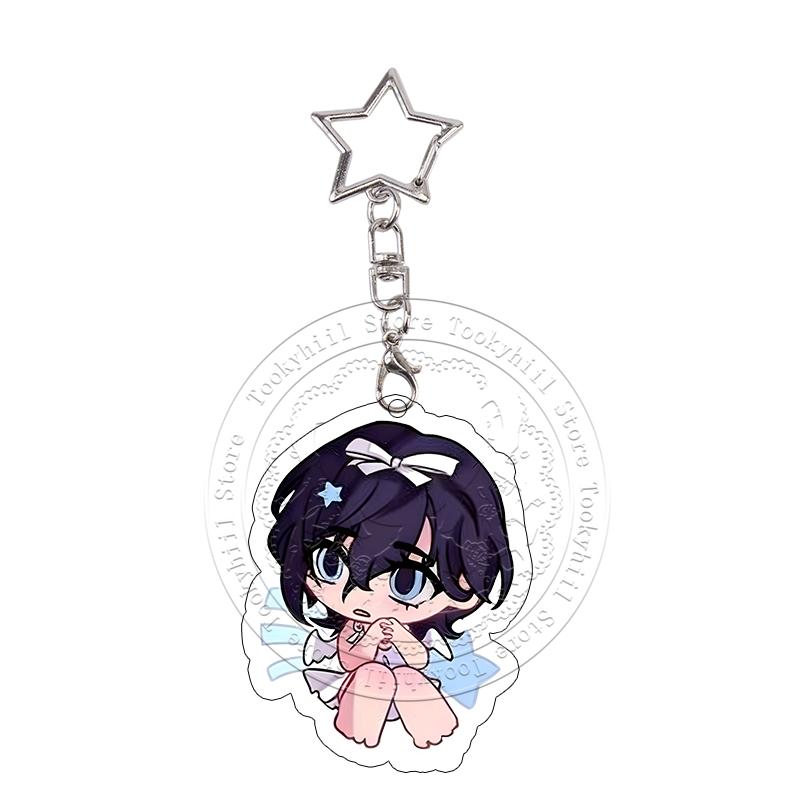 Alien Stage Acrylic Keychain Set Kawaii Exquisite Student Mizi Ivan & Till Luka Keyring Bag Pendant Charms Ivan Festival Gift