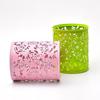 Creative Hollow Space Pattern Pen Holder Stationery Desktop Accessories Finishing Bucket Metal Storage Office School Supplies