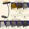 25 LED LED Reading Light 3 Colors Bookmark Lamp Portable Mini Book Light  Travel