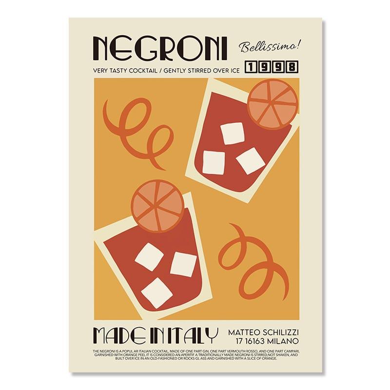 Moderní kuchyňská výzdoba Japonská korejská jídla Plakáty Nápoje Rum Ramen Kreslený obraz na plátně Retro Bar Nástěnná umělecká reprodukce Obrázky