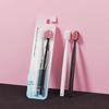 Adult Soft Bristle Toothbrush Double Pack with Advanced Wide Head for Couples