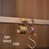 Golden Pink Aluminum Alloy S-Shaped Hook for Kitchen & Bathroom