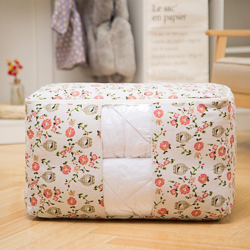 Bag Quilt Storage Fashion Casual Simple Print Practical Home Style Finishing