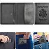 Porte-passeport de haute qualité Housse Portefeuille Essentiels de voyage Blocage RFID Étui à cartes en cuir Indispensables pour les voyages internationaux Accessoire de voyage