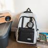 Japanese Trendy Brand Ins Backpack Versatile Casual Trendy Cool Men's Backpack Fashion Student Couple Large-capacity Schoolbag