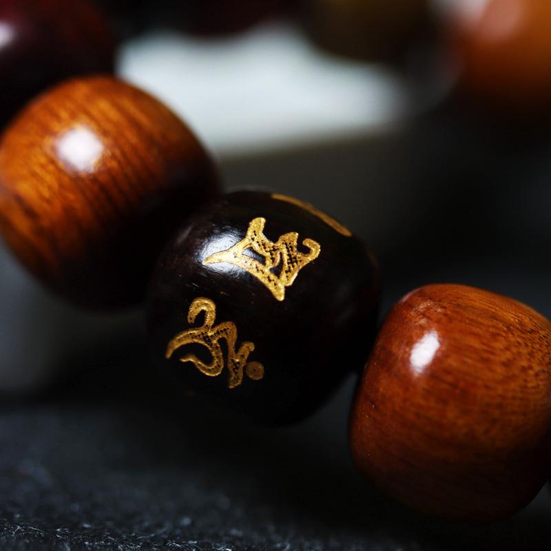 Factory Price Natural Fragrance Bracelet Modern Solid Gift Com Contas Smooth Jewellery Durable Wooden Bead Bracelet