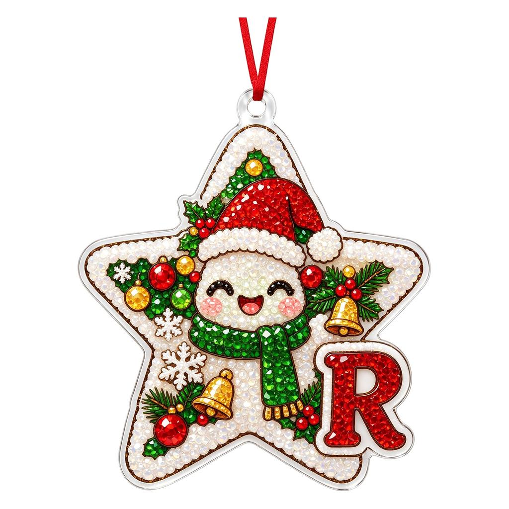 Christmas Cute Pet 2D Acrylic Hanging Ornament for Holiday Tree Decor