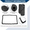 No.MR357710 Automatic Transmission Filter Kit with Gasket for Mitsubishi Montero 1999-2001 Transmission Oil Filter Set Metal Plastic 1 Set Silver