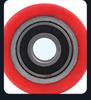 Silent Heavy Duty PU Forklift Wheel with Iron Core for Hand Pallet Trucks