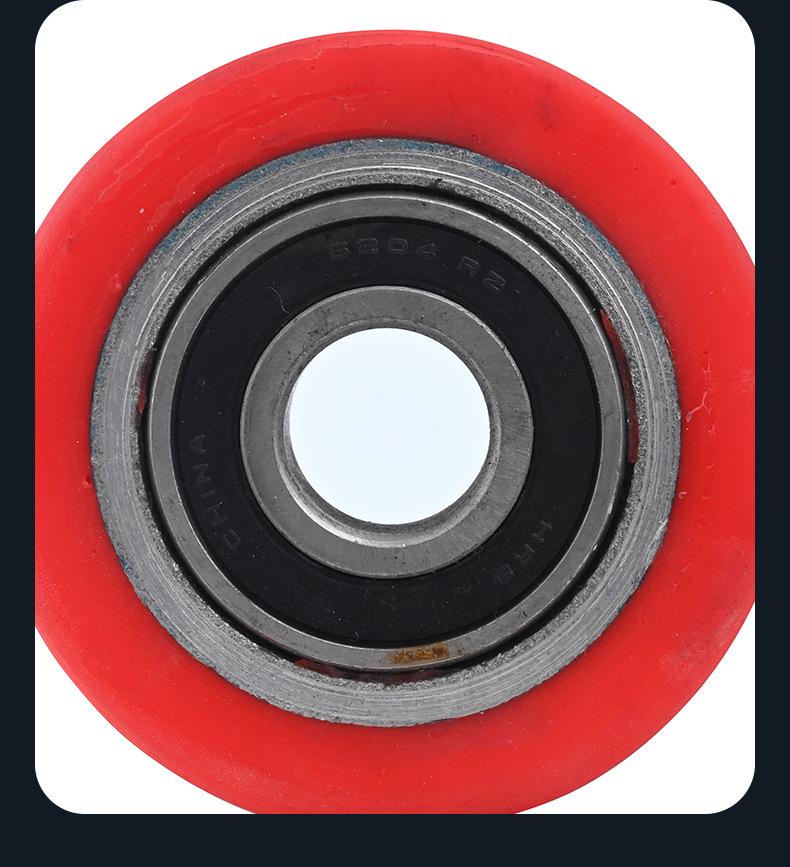 Silent Heavy Duty PU Forklift Wheel with Iron Core for Hand Pallet Trucks
