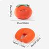 2 In 1 U-shaped Pillow Cartoon Soft Cute Fruit Neck Pillow Breathable Ergonomic Fruits Deformation Pillow Outdoor Activities