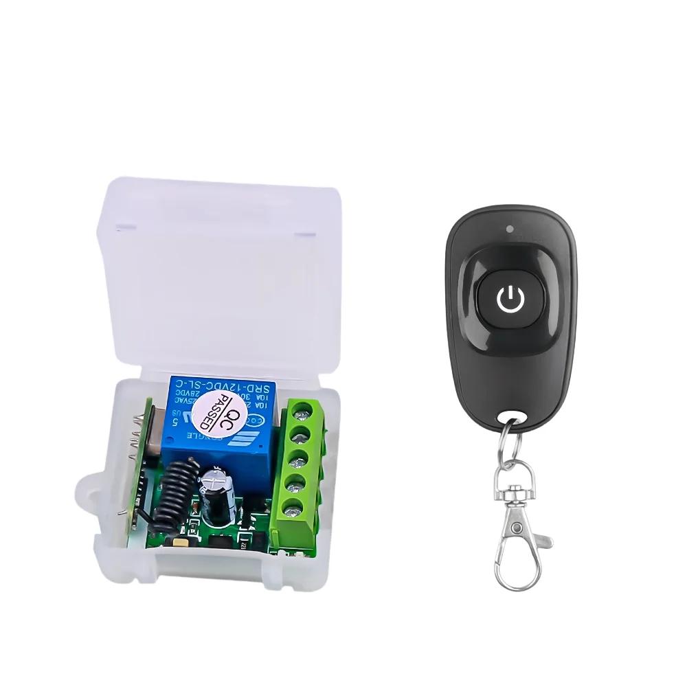 433Mhz Universal Wireless Remote Control Switch DC 12V 1CH Relay Receiver Module RF EV1527 Learning Code Transmitter
