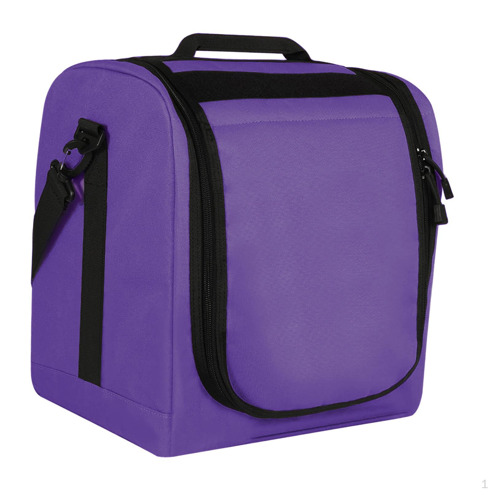 

Сумка для бейсболок, 2 уровня, застежка-молния, держатель для переноски шляп для дома, переезда, путешествий фиолетовый