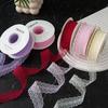3cm50 Size Hollow Lace Ribbon Flower Bouquet Packaging Material Cake Ribbon Satin Diy Bow Ribbon