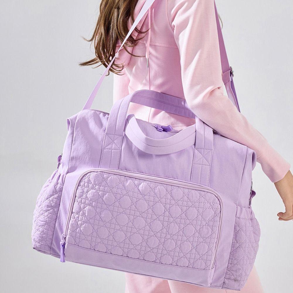 Large Capacity Mommy Bag Solid Color Nappy Bag Personalized Shoulder Bag  Women