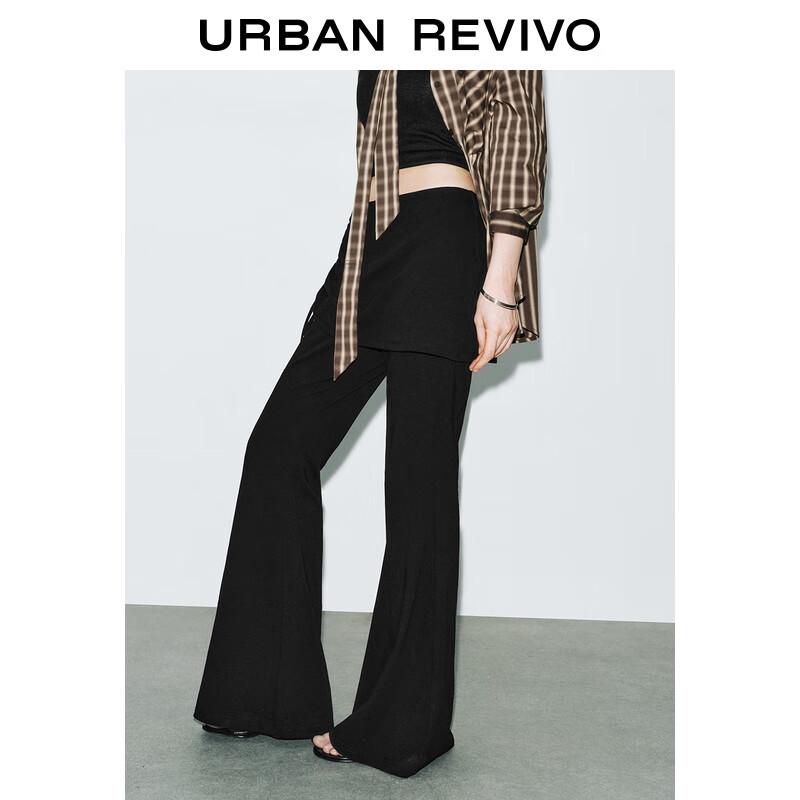 Women's High-Waist Drawstring Wide-Leg Trousers