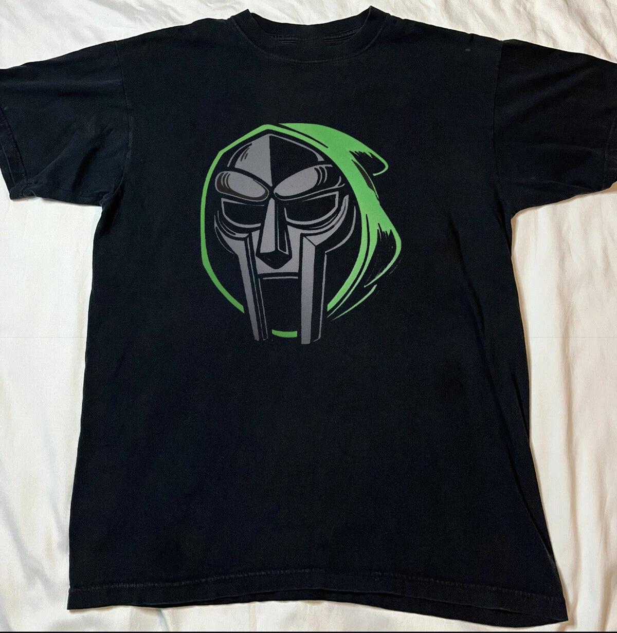 MF Doom Mask Black Cotton T-Shirt Full size S-5XL Gift For Fans HL898 XXL