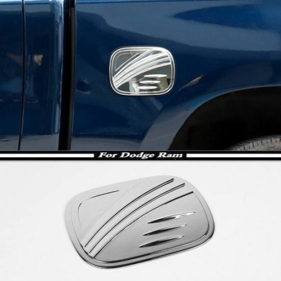 For -2024 Dodge RAM 1500 ABS Chrome Fuel Filler Gas Cap Tank Door Cover Trim