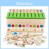Wooden Knowledge Sorting Box For Kids Age 3 To 7 Educational Cognitive Development Toy