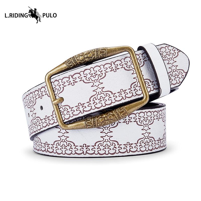 Ethnic Style Belt, Retro Embossed Belt, Summer Versatile, High-end Women's Belt